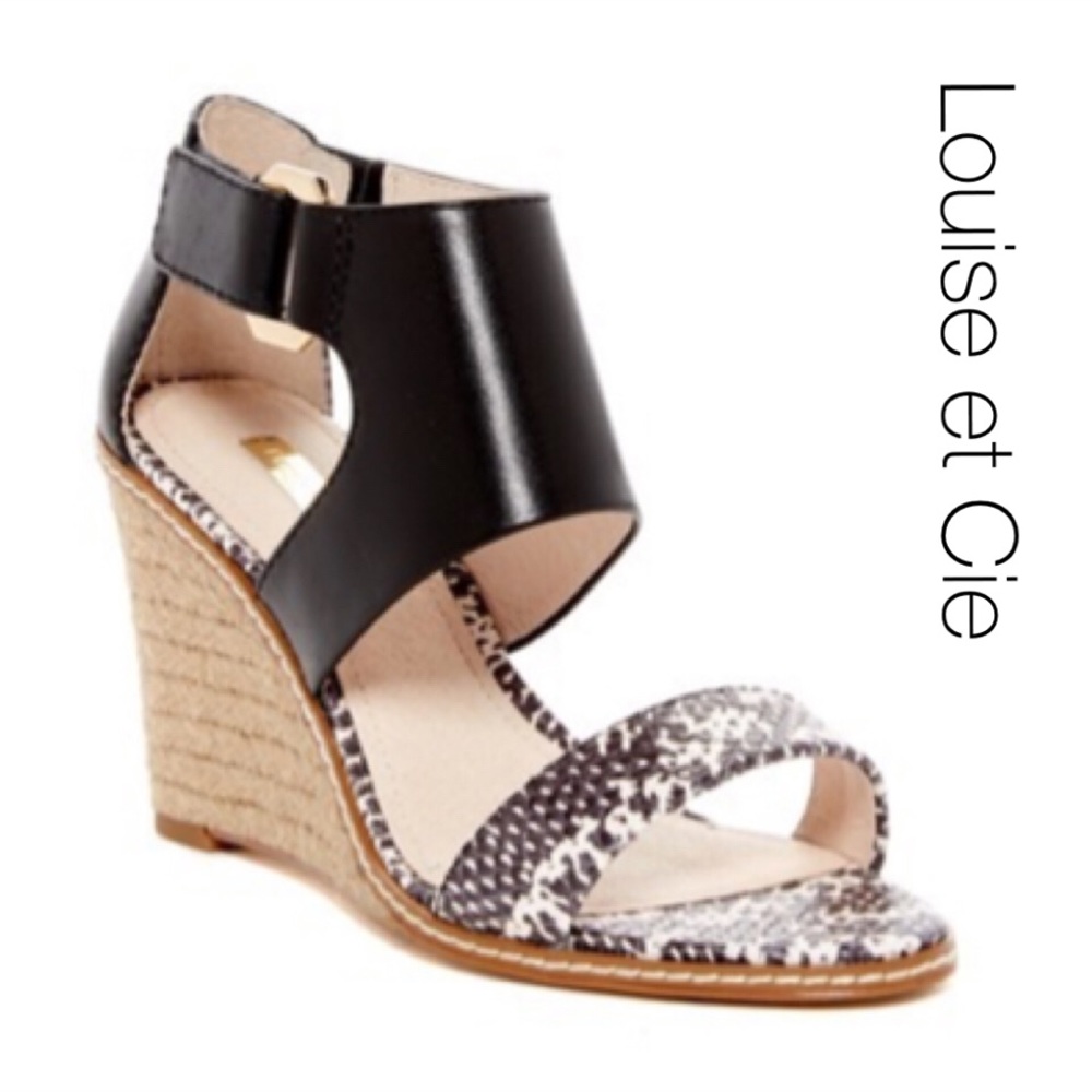 Louise Et Cie Snakeprint Wedge Espridrille 8.5